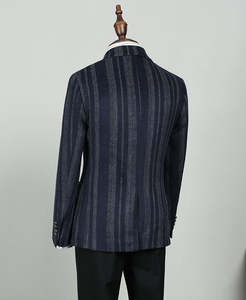 เสื้อฮู้ดผู้ชายแบบลำลองมีฮู้ดสำหรับผู้ชายผ้าโพลีเอสเตอร์/ ผ้าฝ้ายสีพื้นแบบวินเทจ - Product Image 2