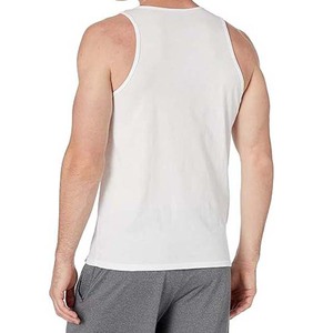 Débardeurs côtelés en pur coton anti-boulochage pour hommes, 180 grammes, respirants, grandes tailles, sans manches, tricotés - Product Image 4