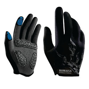 Vente en gros Gants de cyclisme à doigts entiers pour hommes Mitaines thermiques d'hiver personnalisées pour vélo Gants antidérapants pour temps froid - Product Image 1