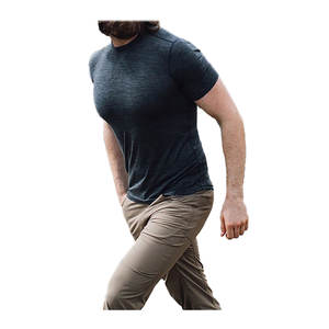 Camisetas deportivas de compresión de secado rápido para hombres de alta elasticidad, ropa de gimnasio de manga corta, camisetas ajustadas de entrenamiento transpirables para hombres - Product Image 6