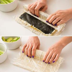 Customizable Square Bamboo Sushi <b>Rolling</b> <b>Mat</b> - Make Any Size Rice Roll at Home VIET FARGIMEX - Product Image 6