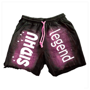 กางเกงขาสั้นผ้าฝ้ายสำหรับผู้ชายกางเกงขาสั้นผ้าครอปสำหรับฤดูร้อนผ้าฟรินซ์ผ้าเปียกไม่ร่วงแนวสตรีท - Product Image 4