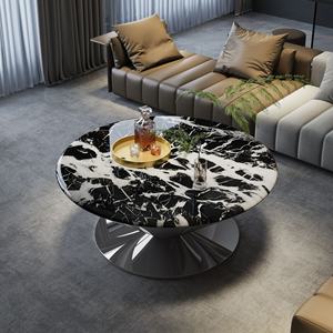 シンプルなデザインクリエイティブ<span class=keywords><strong>UFO</strong></span>ステンレススチールコーヒーテーブルリビングルームバーコーヒーショップフローティングラウンドコーヒーテーブル - Product Image 3