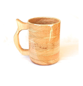 Usine directe en gros chopes à bière en bois brillant ustensiles de cuisine polis utiliser indien fabriqué à la main et de qualité supérieure - Product Image 1