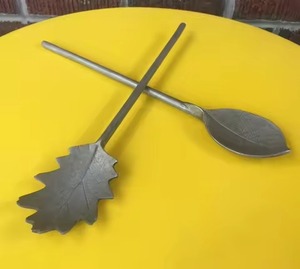 Ensemble de couverts de luxe vintage en acier inoxydable cuillère à salade fourchette couleur cuillère de service fourchette luxe vintage - Product Image 2