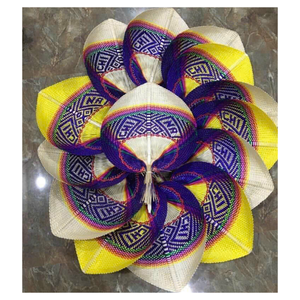 Décor naturel d'éventail de feuilles tropicales pour mariage de plage ou événement Logo personnalisé/couleur de drapeau comme demande-Caryln 0084935825297 - Product Image 5