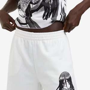 Camiseta de algodón 100% de manga corta con cuello redondo para hombre, de secado rápido y duradera, con diseño personalizado para uso al aire libre, color sólido en blanco - Product Image 6