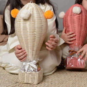 Quality Handmade Rattan <b>Woven</b> <b>Basket</b> for Kids for Ramadan Eid & Garangao Holiday Gift Candy Storage <b>Basket</b> - Product Image 4