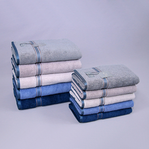 Ensemble de 2 serviettes de bain tissées Dornier en pur coton, séchage rapide, antistatiques, respectueuses de la peau, écologiques, texture douce, solides et résistantes - Product Image 3
