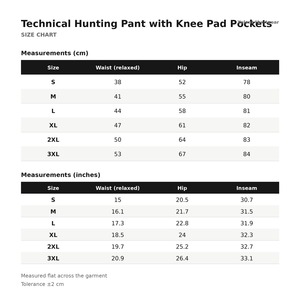 Pantalon de chasse technique avec poches pour genouillères, 230 GSM, polyester extensible 4 directions, finition Ripstop DWR, automne/hiver, personnalisable OEM, vente en gros - Product Image 6