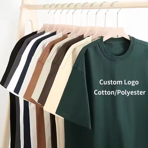 Wholesale New Design Cotton Jogging Gym Loose Fit <b>Heavyweight</b> Cotton Blank Street Oversized <b>T</b> <b>Shirt</b> - Product Image 1