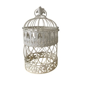 High Quality Home Decor <b>White</b> Rice <b>Bird</b> Pet <b>Cage</b> Classic Solid Pattern Simple Factory Direct Price Festive Season Gifting Item - Product Image 1
