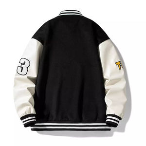 2026 sur mesure luxe Sport automne Bomber veste hommes grande taille Letterman Baseball veste Logo personnalisé poche en gros - Product Image 2