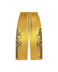 Pantalons de survêtement décontractés à pattes évasées de style hip-hop, nouvelle conception 2026, sur mesure, pour hommes, fabricants de pantalons de jogging pour unisexe - Product Image 4