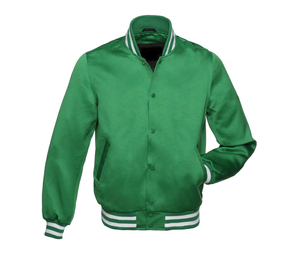 Blouson bombardier homme en satin de style classique de haute qualité Blouson bombardier matelassé en satin vestes homme veste pour hommes - Product Image 1