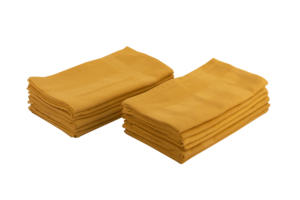 Serviettes de table 100% coton de haute qualité serviette unie tissée jaune réutilisable pour l'utilisation d'avion de mariage moderne-pour les restaurants hôtels - Product Image 5