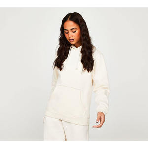 Conjunto Deportivo Personalizado para Mujer, Sudadera con Capucha y Pantalones Jogger Blancos, Ropa Deportiva Informal a Juego, Dos Piezas, Marca Privada OEM Trackstar - Product Image 5