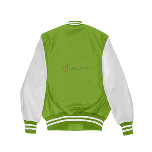 เสื้อแจ็กเก็ตสตรีทแวร์สไตล์เบสบอลสินค้ามาใหม่2024แผ่นติดโลโก้ผ้าแคนวาสแบบออกแบบได้ตามต้องการ - Product Image 6