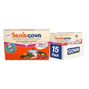 Assaisonnement Barbecue Séché Mélangé 6g/5g SAZON Épices avec Coriandre & Annatto Cumin Certifié HALAL - Product Image 1