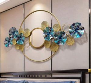 AK Laiton Doré Multi Couleur Or Demi Lune Art Mural Décoratif Pour La Maison Décoration Murale - Product Image 3