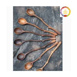 ช้อนไม้ที่เป็นมิตรกับสิ่งแวดล้อมของเวียดนามทำด้วยมือสำหรับการทำอาหารที่บ้านกวนและทอด - Product Image 4