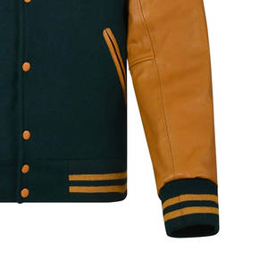 ขายส่งผู้หญิงที่กําหนดเองเบสบอลวิทยาลัยเล็ตเตอร์แมนเสื้อตัวแทนผู้หญิงที่มีคุณภาพสูงฤดูใบไม้ร่วงฤดูหนาวเสื้อตัวแทน - Product Image 4