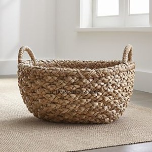 Superior Quality Round Shape Decorative Rattan <b>Basket</b> Handmade Top Product Wholesale Storage Organization <b>Basket</b> For Supplies - Product Image 4