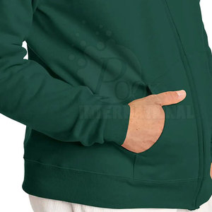 Streetwear surdimensionné vente en gros de vêtements à capuche pour hommes sweats à capuche en coton à fermeture éclair personnalisée - Product Image 6