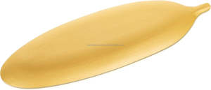 Plateau décoratif en aluminium: en forme de feuille - Product Image 2