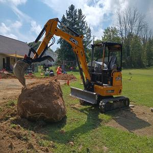 Mini pelle sur chenilles JCB utilisée avec des composants de godet et de pompe durables et fiables en stock livraison rapide - Product Image 6