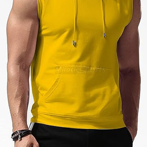 Meilleur fabricant de sweats à capuche de gym à quantité minimale de commande bas pour hommes Basics Cotton Blended Men's Gym Hoodies - Product Image 4