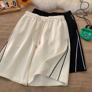 Pantalones Cortos Deportivos de Algodón Esenciales para Hombre, Marca Personalizada, Diseño Nuevo, Envío Rápido, Forro de Punto, Bolsillo con Cremallera - Product Image 4
