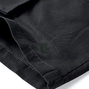 กางเกงขาสั้นผ้าฝ้ายแบบลำลองสำหรับผู้ชายกางเกงขาสั้นผ้ายืดแบบปิดเอวยางยืดสำหรับผู้ชายมี6XL โลโก้ตามสั่ง - Product Image 4