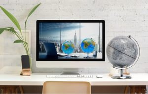 Globe décoratif en aluminium de nouvelle arrivée de carte du monde de prime moderne de vente chaude de l'Inde catégorie de produit de haute qualité - Product Image 2