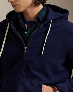 Nuevas llegadas clásicas Precio barato 100% Sudadera con capucha de gran tamaño de algodón suave para hombres con bordado de logotipo personalizado e impresión digital - Product Image 3