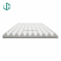 Panneaux acoustiques insonorisants en mousse pyramidale pour usine de production d'éponges