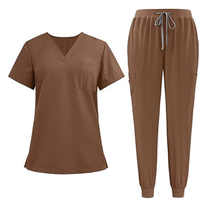 Durable Woven Doctor Scrubs Sets Uso hospitalario antimicrobiano | Venta al por mayor de calidad superior de secado rápido transpirable personalizado - Product Image 5