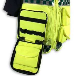 Gilets de sécurité personnalisés gilet tactique Hi Viz Service OEM gilet réfléchissant paramédical haute visibilité fermeture éclair avant prix bon marché - Product Image 4