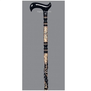 Bastón para caminar, bastones de caña, bastones de madera tallada en madera, accesorios para hombres, abuela, abuelo, bastón ligero para caminar - Product Image 2