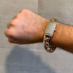 Bracelet cubain glacé en or 10 carats Best Selling Iced Jewelz BR091, 22 mm, moissanite, hip hop, Miami, unisexe - Product Image 4