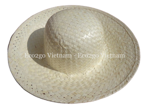 หมวกฟางสำหรับเดินทางจากเวียดนามอุปกรณ์เสริมฤดูร้อนชายหาดที่มีแดดจ้า - Product Image 2