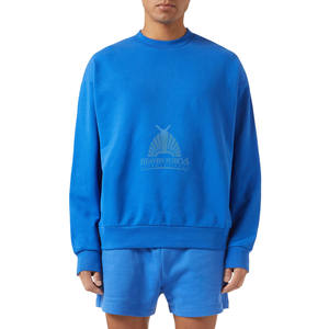 Custom Logo Printing <b>Men's</b> Fitness Sportswear Set Casual Solid Color Two-Piece sweatshirt <b>Shorts</b> custom Size for Summer seta - Product Image 2