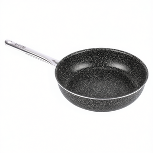 Sartén Antiadherente de Aluminio Valsecchi de 32 cm, Modelo BIG STONE Negro 264328 - Product Image 2