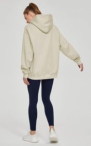 2025 Trendy Elegant Oversized Sweatshirts for Women Drop Shoulder Bow <b>Hoodie</b> Acid Wash Technique Light Knitted <b>Printed</b> Front - Product Image 6