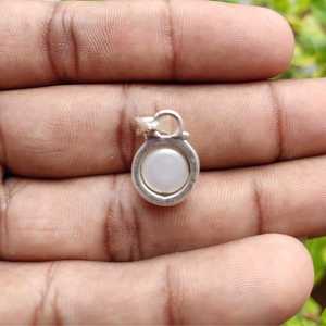 Natural Freshwater Pearl 925 <b>Silver</b> Pendant Bohemian Cute Artisan Crafted <b>Charm</b> Handmade <b>Silver</b> Jewelry - Product Image 6