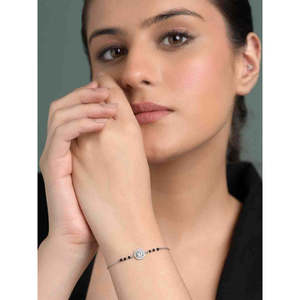 NOVAMART Fine Buy Pure Silver Mangalsutra Bracelets Fine Beaded Gift for <b>Wives</b> Wholesale Export - Product Image 3