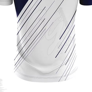 เสื้อกีฬาสำหรับผู้ชายเสื้อคริกเก็ตเสื้อพิมพ์โลโก้ออกแบบใหม่ - Product Image 5