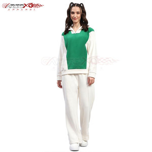 Women's Lightweight Breathable Solid Polyester Tracksuit Regular Fit Long Sleeve Top and <b>Pants</b> for Winter - Product Image 1