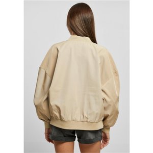 แจ็กเก็ตทรงหลวมไซส์ XL ของผู้หญิงเสื้อแจ็กเก็ตบอมเบอร์กันน้ำเท่ๆสไตล์เบสบอลปรับแต่งได้ - Product Image 5