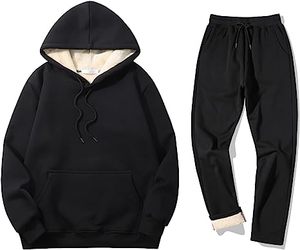 Puff Print logo Stacked Sets Sweat Suits men Two Pieces <b>Flare</b> Pants Sets hoodies Tracksuits sweatsuit - Product Image 1